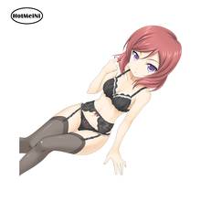 Hotmeini 3d sexy adesivos de carro amor ao vivo! Nishikino maki render estilo do carro jdm vinil decalque gráficos acessórios do carro 2024 - compre barato