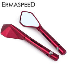 CNC Aluminum Motorcycle Rearview Mirrors Universal 8mm 10mm Motorbike Rear View Side Mirror for Scooter E-Bike Electric Bicycle 2024 - buy cheap