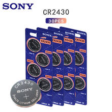 30PCS Sony 3v CR2430 Button Pilas Lithium Coins Cells Battery Watch Clock Batteries For Calculator Computer Remote Control 2024 - buy cheap
