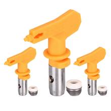 Pontas de spray de tinta reversíveis sem ar, 3 peças, ferramentas para spray sem ar e peças para máquina de pulverização (517) 2024 - compre barato