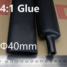 Diameter 40mm Heat Shrink Tube 4:1 Ratio Dual Wall Thick Glue Waterproof Wire Wrap Insulated Adhesive Lined Cable Slveeve 2024 - buy cheap