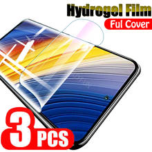 Película de hidrogel para Xiaomi Poco F3, M3, X3 Pro, Protector de pantalla NFC, PocoF3, PocoM3, PocoX3, HD, no Cristal, 3 uds. 2024 - compra barato