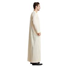 Ropa árabe marroquí de jellaba islámica para hombres, vestido abaya de Dubái thobe de manga larga, abayas turcos musulmanes, haramain pakistaní, Árabe 2024 - compra barato