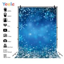Yeele-fondos de fotografía personalizados para estudio fotográfico, retrato de invierno y Navidad, Bokeh, nieve 2024 - compra barato