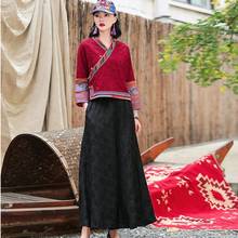 Ropa de estilo chino para mujer, Top Cheongsam, camisa tradicional china, Hanfu Blusa de algodón, Tops chinos para mujer 2021 2024 - compra barato