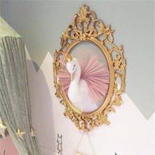 INS Nordic Animal Head Wall Hanging Toys Realistic Crown Swan Plush Stuffed Doll Children's Room Nursery Game House Decoration 2024 - buy cheap