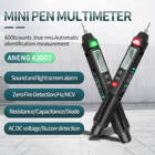ANENG A3008 Digital Multimeter Auto Intelligent Sensor Pen Tester 6000 Counts NonContact Voltage Meter Multimetre polimetro 2026 - buy cheap ANENG A3008 Digital Multimeter Auto Intelligent Sensor Pen Tester 6000 Counts NonContact Voltage Meter Multimetre polimetro 2026 - buy cheap