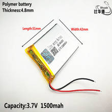 Liter energy battery Good Qulity 3.7V,1500mAH,484251 Polymer lithium ion / Li-ion battery for TOY,POWER BANK,GPS,mp3,mp4 2024 - buy cheap