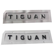 Новые серебристые, черные, хромированные автомобильные наклейки, 3D абс-буквы, эмблема, логотип для Volkswagen Tiguan 2012-2020, автомобильные аксессуары, автомобильные товары 2024 - купить недорого