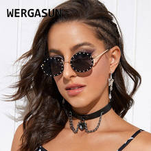 WERGASUN New Sunglasses Men Women Fashion Round Sunglasses Brand Designer Driving Sun Glasses Oculos De Sol UV400 2024 - buy cheap