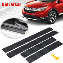 4pcs 3D Carbon Fiber Car Door Sill Protector Stickers for Toyota Camry Highlander RAV4 Crown Reiz Corolla Vios Yaris 2024 - buy cheap