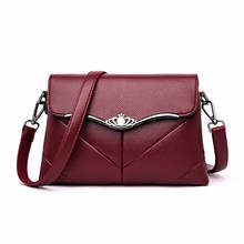 Luxury Handbags Women Bags Designer 2019 Women Leather Messenger Bags Vintage Sac A Main Crossbody Shoulder Bag Female Flap 2024 - buy cheap