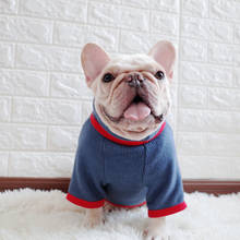 French Bulldog Clothing Pug Clothes Autumn Winter Dog Costume T-shirt Sweater Apparel Poodle Pomeranian Schnauzer Corgi Coat 2024 - buy cheap