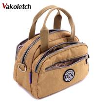 Female Tote Shoulder Bags Girls Casual Handbags Crossbody School Bag Fashion Women's Waterproof Nylon Messenger Bags KL775 2024 - buy cheap