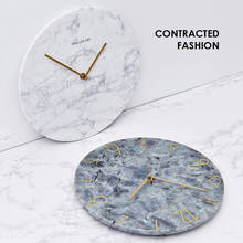 Nordic Marble Wall Clock Simple Modern Design for Living Room 3D Decoration Minimalist Style Hanging Clock Wall Watch Home Decor 2024 - buy cheap