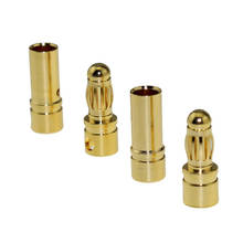 20/40pcs 3.5mm Gold Bullet Banana Connector Plug For ESC Battery Motor high quality(10/20 pair) 2024 - buy cheap
