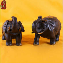 ---418+++Bronze sculpture, copper crafts longevity elephant handmade lucky decoration 2024 - buy cheap