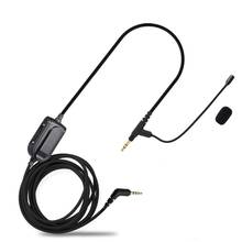 3.5mm VoIP Headphone Cable with Microphone for Boompro Gaming Headset V-MODA Crossfade M-100 LP LP2 M-80 Audio- Line with Mute 2024 - buy cheap