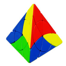 YJ 3x3 Flower Pyramid Strange-shape Magic Cube Speed Puzzle Education Profissional Children's Tower Shape Cubes Toys 2024 - buy cheap