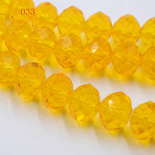 FLTMRH    Tender Rose  Color  6mm 50pcs Rondelle Austria faceted Crystal Glass Beads Loose Spacer Round Beads 2024 - buy cheap