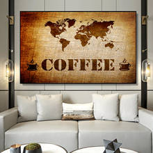 Vintage World Map Canvas Paintings Modern Abstract Art Posters And Prints Home Decoration Wall Picture For Living Room Cuadros 2024 - buy cheap