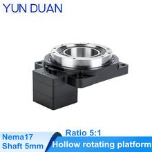 2 Arc Ratio 5:1 Gearbox Hollow Rotating Platform Divider Replace DD Motor Nema17 Stepper Motor Hollow Planetary Gear Reducer 2024 - buy cheap