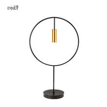 nordic Minimalism design ring table lamp for bedroom study elegant home deco student desk light fixtures led bedside luminaire 2024 - buy cheap