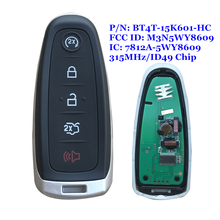 Умный дистанционный брелок M3N5WY8609 315Mhz ID46 для Ford Edge Escape Explore ore Expedition Flex Focus taulus Car Keyless Uncut Blade 2024 - купить недорого