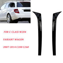 Car Rear Window Side Spoiler Trim for Mercedes-Benz C-Class W204 Variant Wagon 2007-2014 C200 C260 2024 - buy cheap