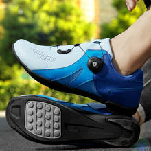 Tênis masculino para bicicleta de estrada upline, sapatos de ciclismo de estrada ultraleve e respirável, sola de borracha profissional, plus size 36-47 2024 - compre barato