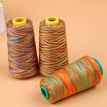 Linha de costura multi-colorida de poliéster, 402/202/203, linhas de costura fortes e duráveis, acessórios de costura para máquina manual 2024 - compre barato