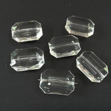 Wholesale 30mm*21mm*9mm 108pcs/lot  Clear Acrylic/Irregular Faceted  /Jewelry Accessories/ Finding DIY Jewelry Earring Beads 2024 - buy cheap