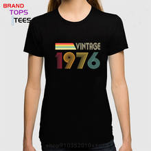 Camiseta Vintage de los años 70 para mujer, ropa a la moda, para cumpleaños, día de la madre, regalos de Acción de Gracias, 1976, 1976 2024 - compra barato