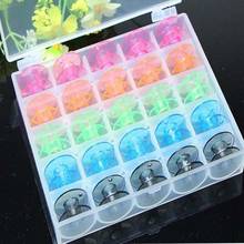 25Pcs Storage Box for Sewing Machine Empty Bobbins Sewing Machine Spools Colorful Plastic Case  E2shopping 2024 - buy cheap