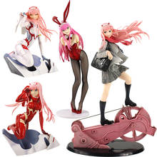 Figura de DARLING in the FRANXX Zero, 15-45cm, código dos: 002, ropa roja, escala 1/7, prepintada, modelo de PVC, juguetes, muñeca 2024 - compra barato