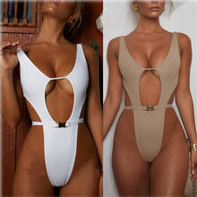 Bikini Monokini con tirantes para mujer, traje de baño de una pieza con espalda descubierta, moda de verano, 2020 2024 - compra barato