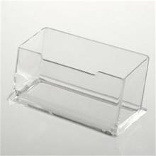 Business ID Clear Transparent Card Holder Stand Acrylic Desktop Stand Display Desktop Office Shelf Storage Best Price 2024 - buy cheap