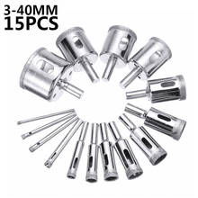 10/15pcs 3mm-40mm Diamond Hole Openers Ceramic Porcelain Glass Marble Drill Bit Tool Saw Sets Tools Accessories 2024 - buy cheap