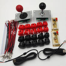 Free Shipping Arcade Joystick DIY Kit Zero Delay USB Encoder Board SANWA buttons Game Controller To PC / Raspberry Pi 2024 - buy cheap