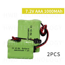 Ni-MH-Paquete de batería recargable Ni-MH AAA, 7,2 V, 800mAh, KX Original, 2 unidades/lote, con tapones, Envío Gratis 2024 - compra barato