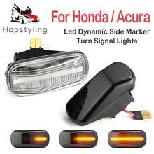 Intermitentes Led dinámicos para coche, luces laterales para Honda Accord City CR-V, Stream, Jazz Fit S2000, AP1, AP2, Integra, DC5, 2 unidades 2024 - compra barato