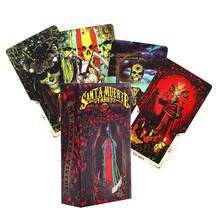 Full English 78pcs Cards Santa Muerte Tarot Deck Book of the Dead Family Party Board Game Entertainment 2024 - buy cheap