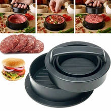 Upnz-Máquina para hacer hamburguesas, sartén con forma redonda, antiadherente, para preparar carne, hamburguesa, parrilla de ternera con prensa, molde para chef, ABS 2024 - compra barato