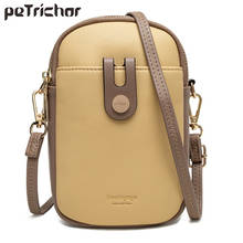 Fashion Small Crossbody Bags Women Mini PU Leather Shoulder Messenger Bag For Girls Yellow Bolsas Ladies Phone Purse Zipper Flap 2024 - buy cheap