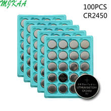 100PCS CR2450 Button Batteries KCR2450 5029LC LM2450 Cell Coin Lithium Battery 3V CR 2450 For Watch Electronic Toy Remote 2024 - buy cheap
