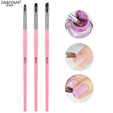 3Pcs Pink Row Dotting Dot Phototherapy Painting Crystal Carving UV Gel Nail Art Polish Tips Pen Brush Manicure Tools Set 2024 - buy cheap