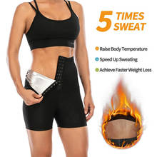 Sweat Sauna Shorts Women Hot Thermo Weight Loss Slimming Pants Waist Trainer Body Shaper Leggings Fitness Workout Yoga Shorts 2024 - buy cheap