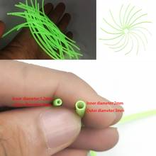 2021 New 20PCS/Set 2mm/3mm*12cm fly tying riging tube PVC lumo tubblings Fishing Material Luminous Tube for sea fishing tackle 2024 - buy cheap