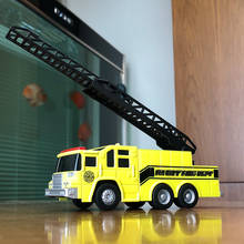 Escalera de escala 1/43 para camión de bomberos, juguete de rescate, pantalla estática modificada, sonido y luz 2024 - compra barato