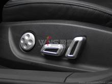 Для Audi A4 2016 внутреннее литье ручки сиденья накладка Декоративные Хромированные аксессуары для стайлинга автомобиля аксессуары для настройки 2024 - купить недорого